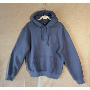 T&C Surf Designs Hoodie Mens Sz M Blue Pullover Pocket Hawaii Yin Yang